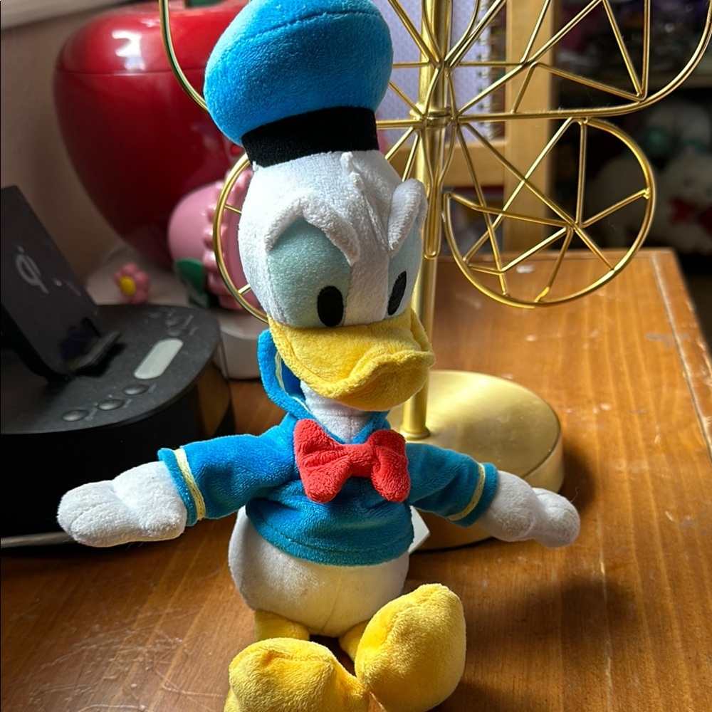 Donald Duck Plush Toy with Blue Outfit